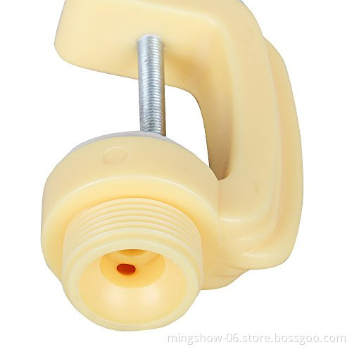 Common Size Practice Training Mannequin Head Holder Wig Head Stand Table Clamp Metal And Plastic Material 1 Piece